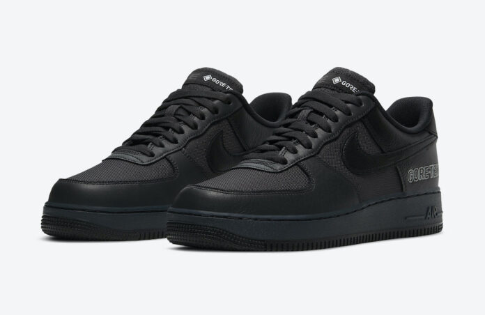 Nike Air Force 1 Gore-tex Anthracite Black Ct2858-001 Release Date Info 