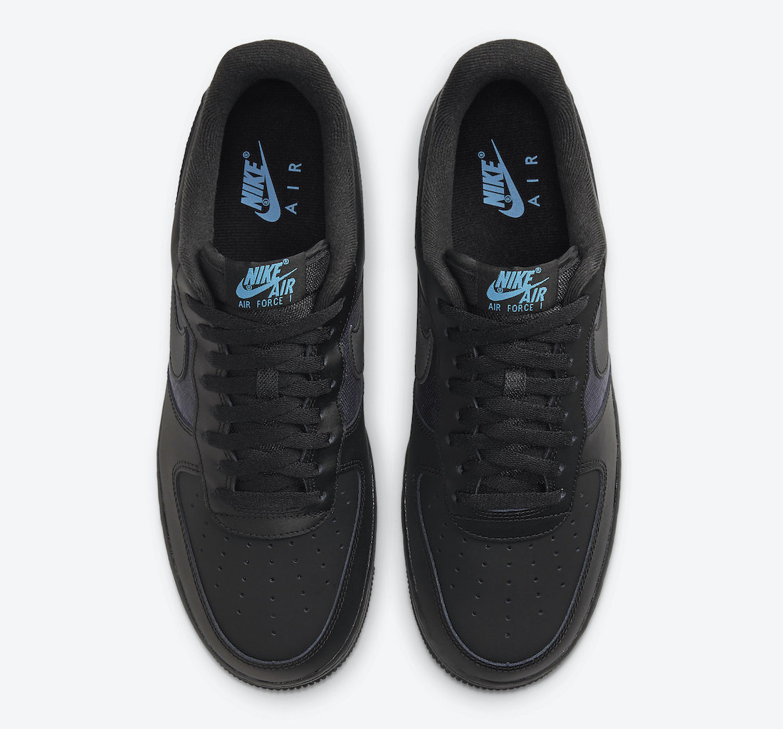 air force 1s black and blue