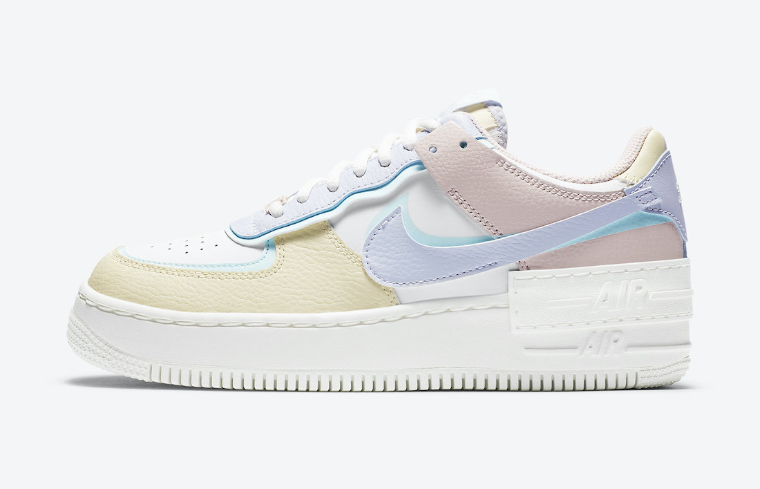 colourful air force 1 pastel