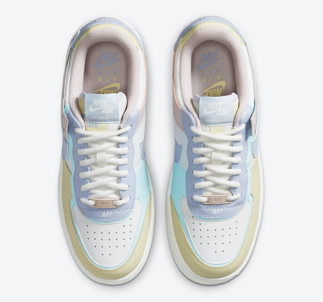 nike air force 1 shadow pastel colours