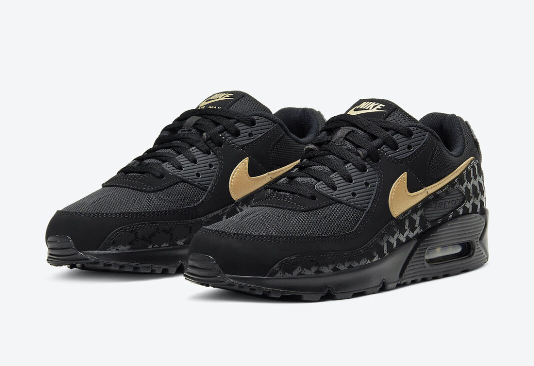 air max 90 black and gold