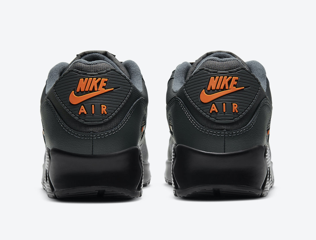 Nike Air Max 90 Grey Orange DC4116-001 