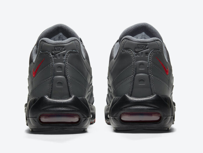 nike air max 95 grey and red