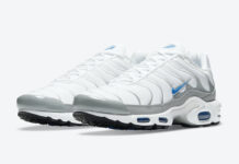 air max plus og white blue