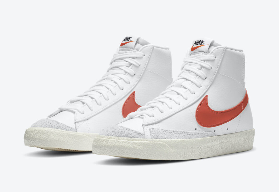 Nike Blazer Mid 77 Vintage White Mantra Orange BQ6806-110 Release Date ...