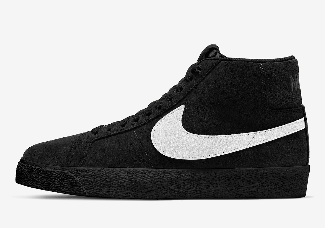 Nike SB Blazer Mid Black Suede 864349-007 Release Date Info | SneakerFiles