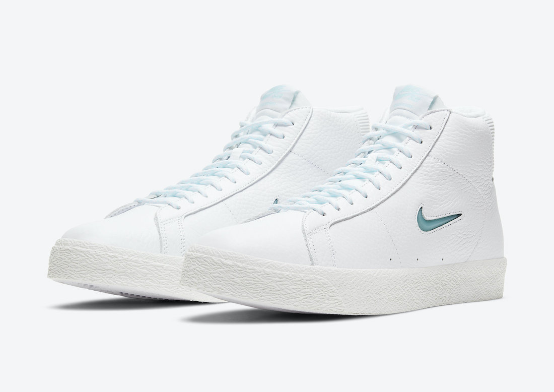 Nike Sb Zoom Blazer Mid Premium Glacier Ice Cu52 100 Release Date Info Sneakerfiles