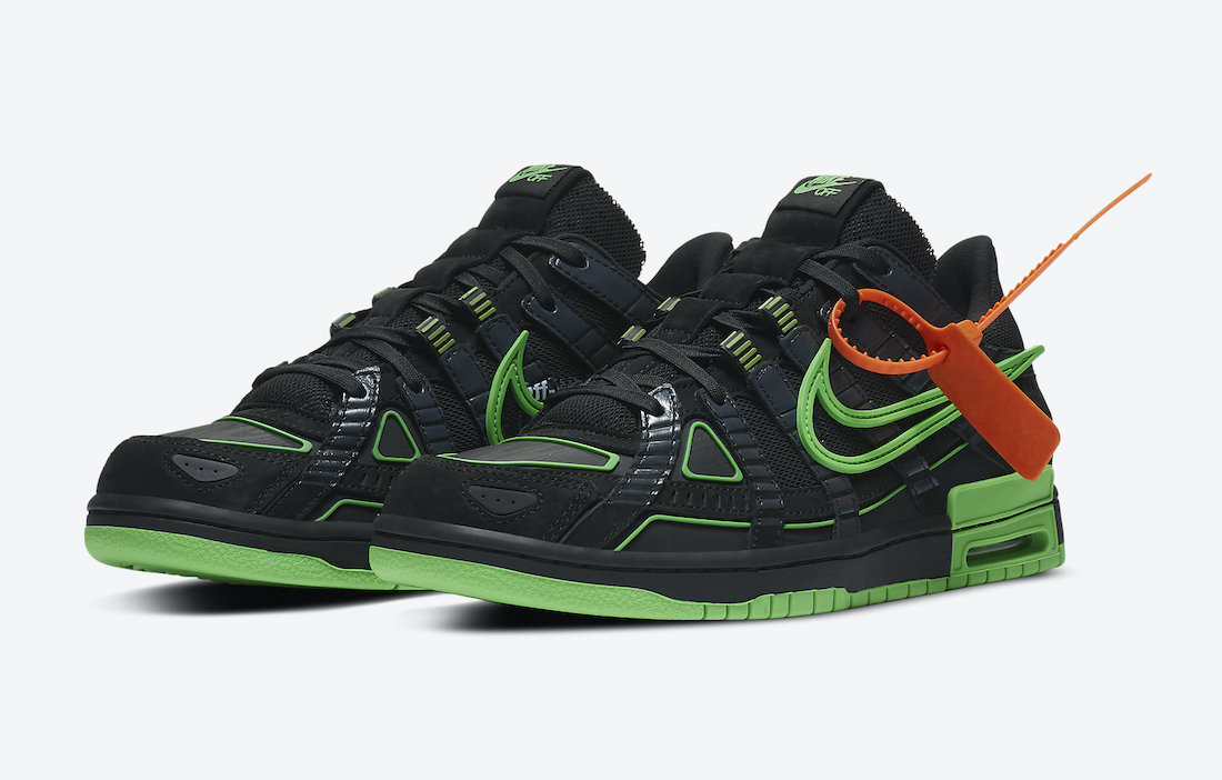 black and green nike sneakers