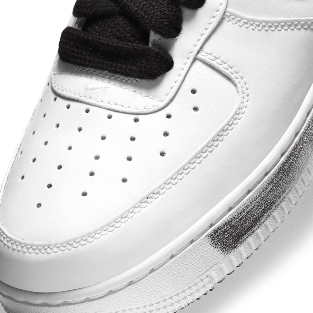 PEACEMINUSONE Nike Air Force 1 Para-Noise White Black DD3223-100 ...