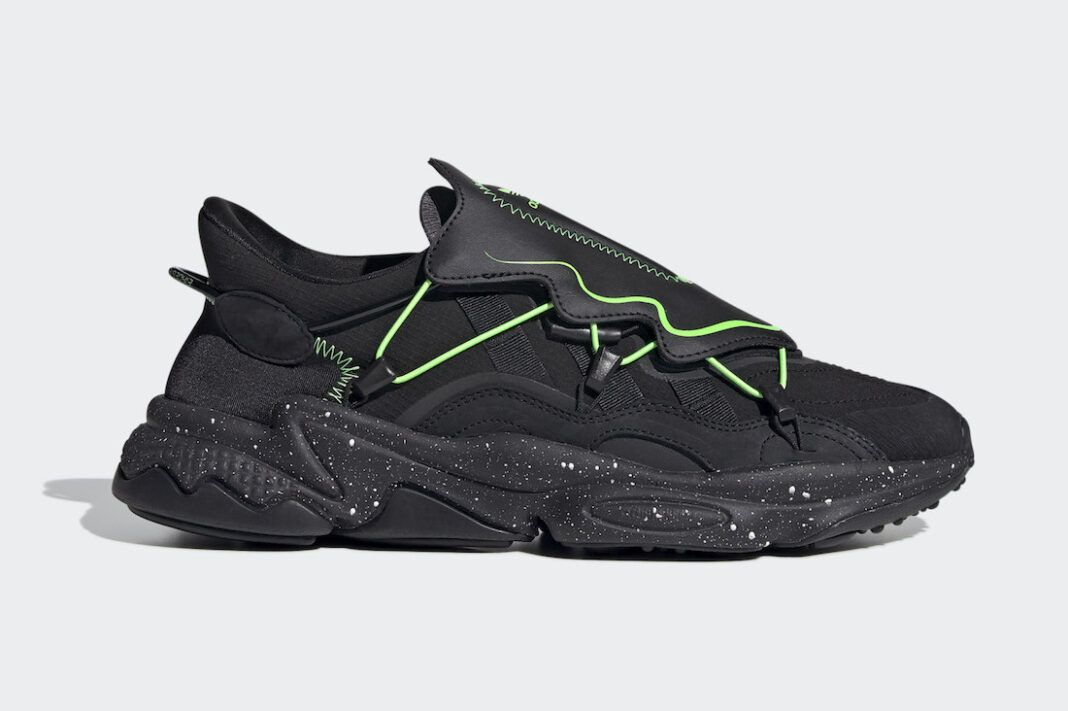 adidas ozweego black neon