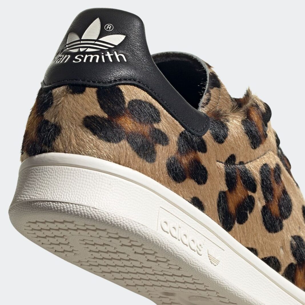 adidas stan smith blue leopard