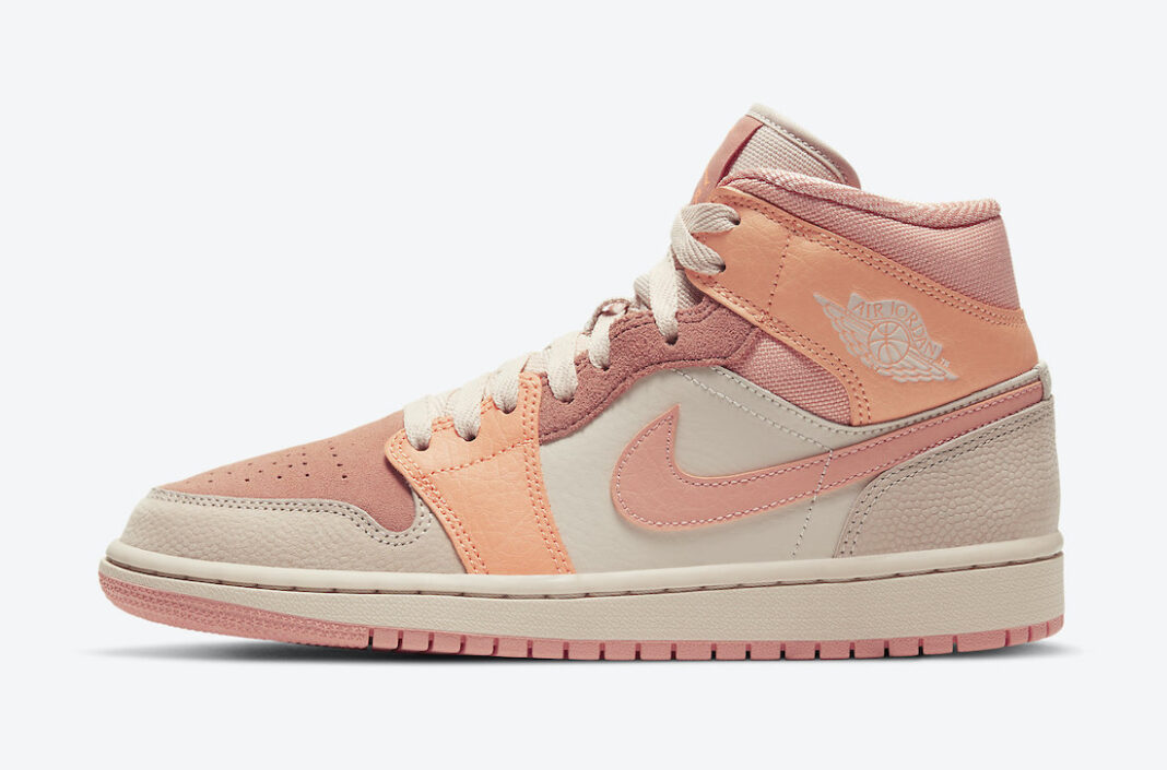 Air Jordan 1 Mid Atomic Orange Terra Blush DH4270-800 Release Date Info ...