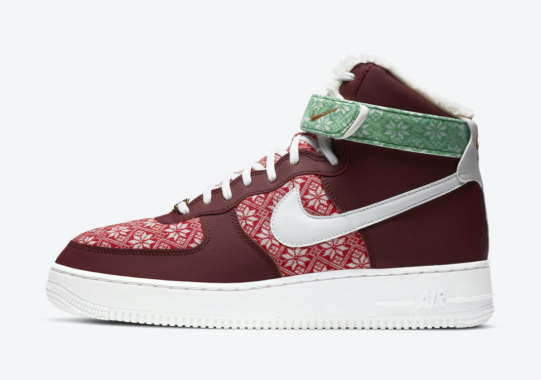 Nike Air Force 1 High Nordic Christmas DC1620-600 Release ...