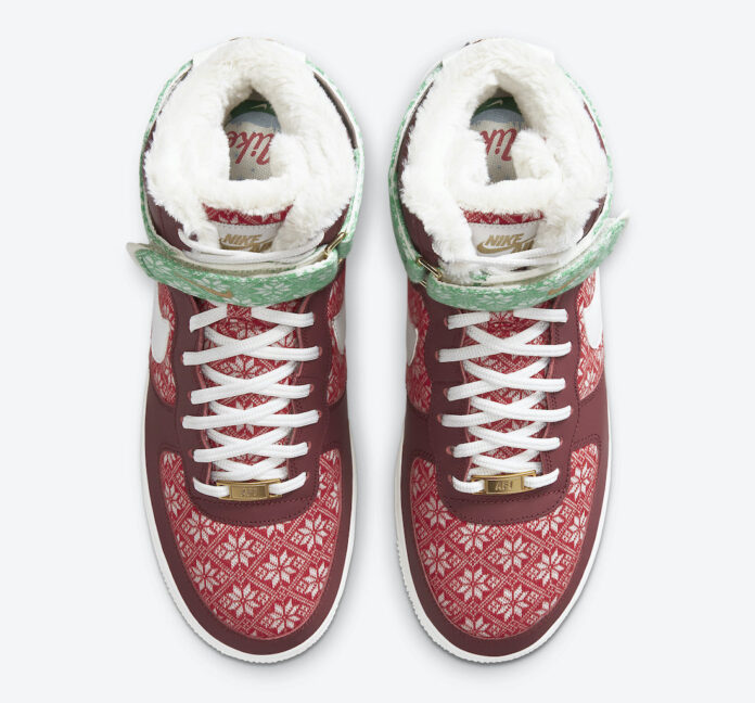 Nike Air Force 1 High Nordic Christmas DC1620600 Release Date Info