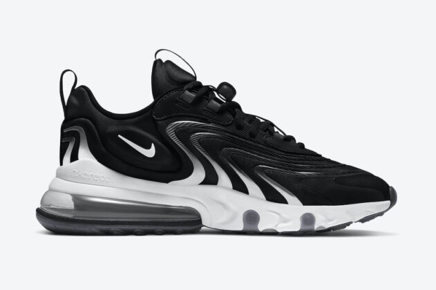 Nike Air Max 270 React ENG Black Grey CT1281-001 Release Date Info ...