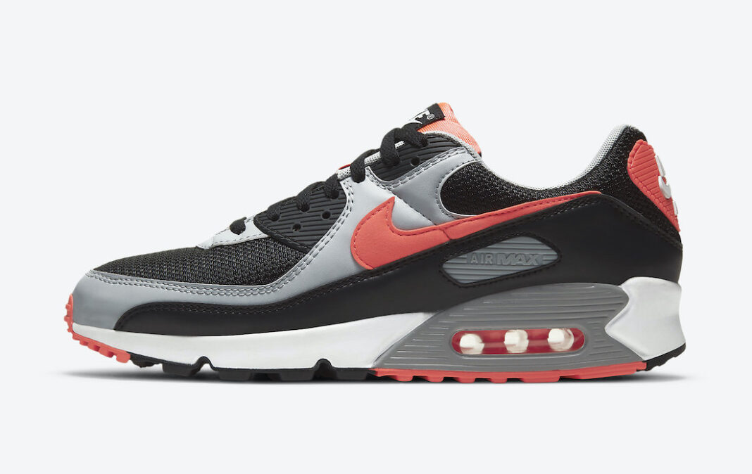 air max 90 black radiant red