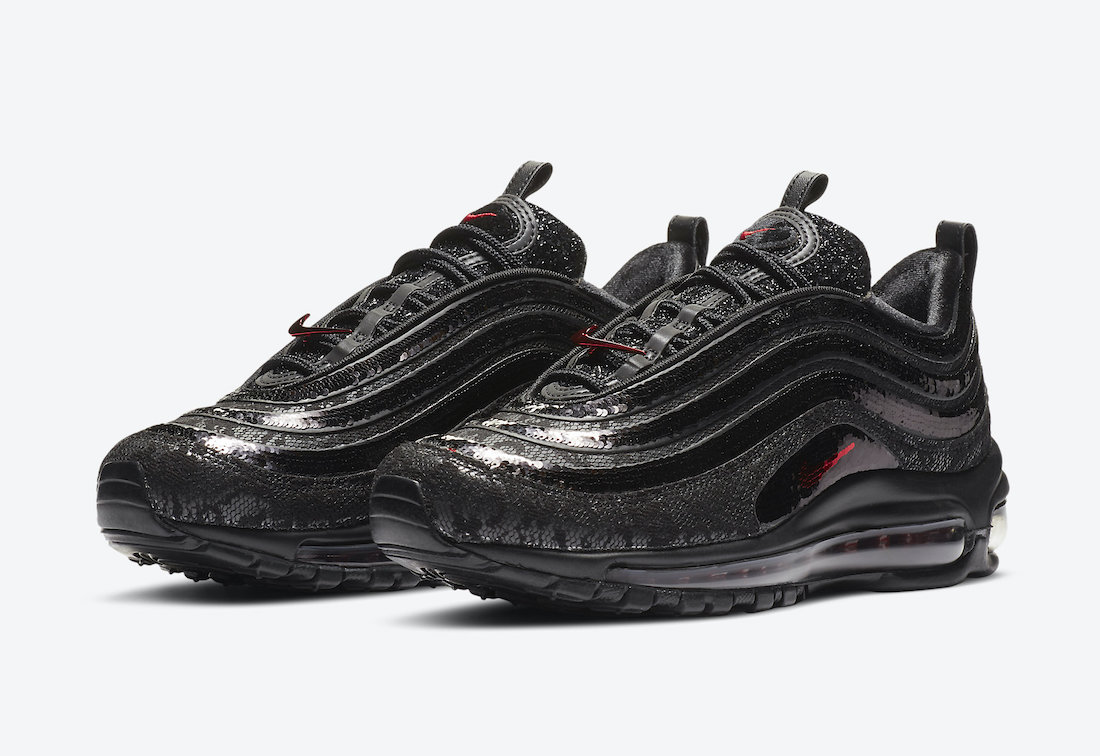 Nike Air Max 97 Sequin Black Red DC1709 