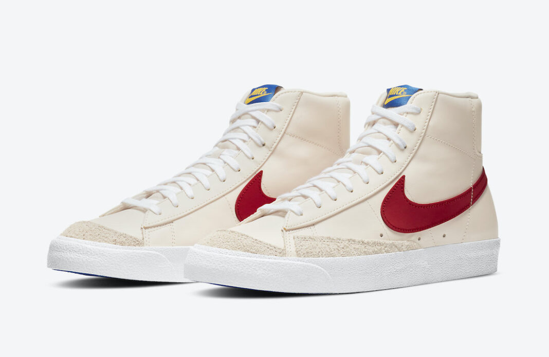 nike blazer mid cream