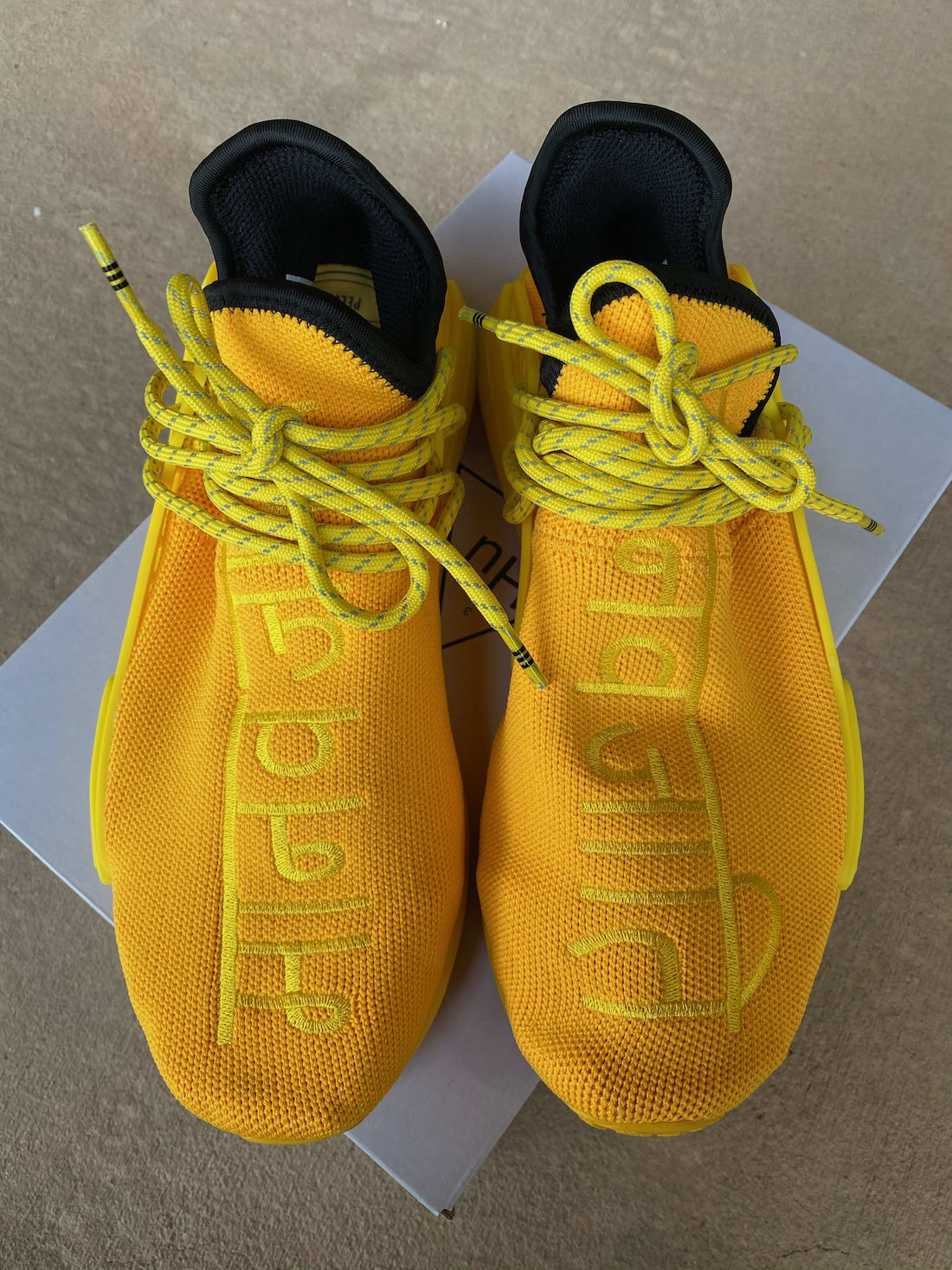 Pharrell adidas NMD Hu Yellow GY0091 Release Date Info | SneakerFiles