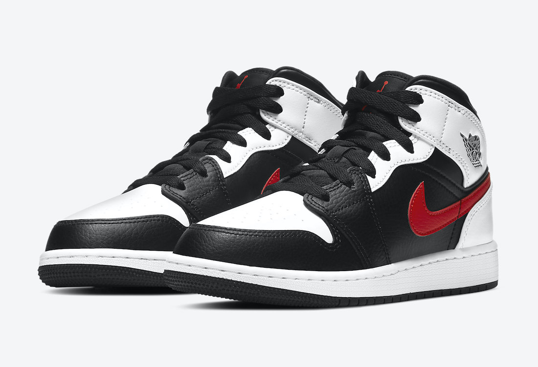 jordan 1 black and white and red