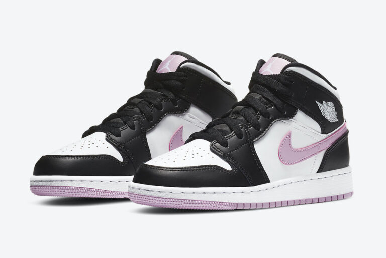 Air Jordan 1 Mid GS Light Arctic Pink 555112-103 Release Date Info ...