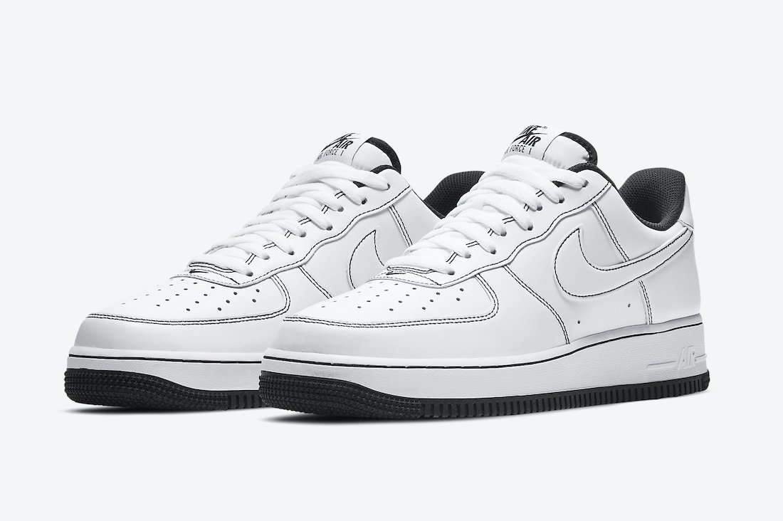 air force 1 07 low white black