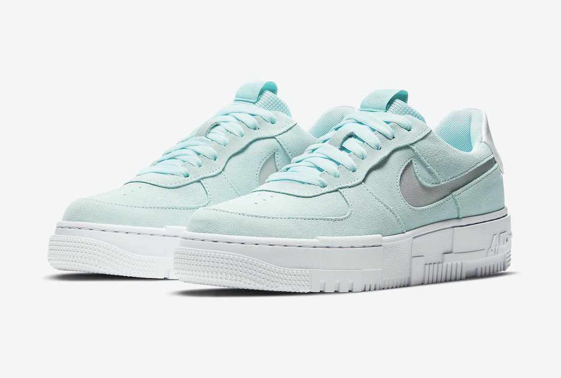 mint green air force ones