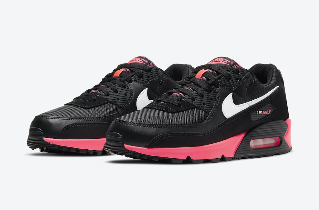 undefeated nike air max 90 black rush pink