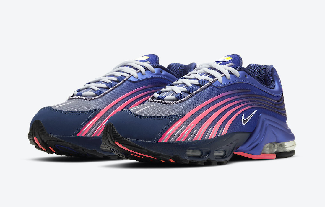 pink and blue air max plus