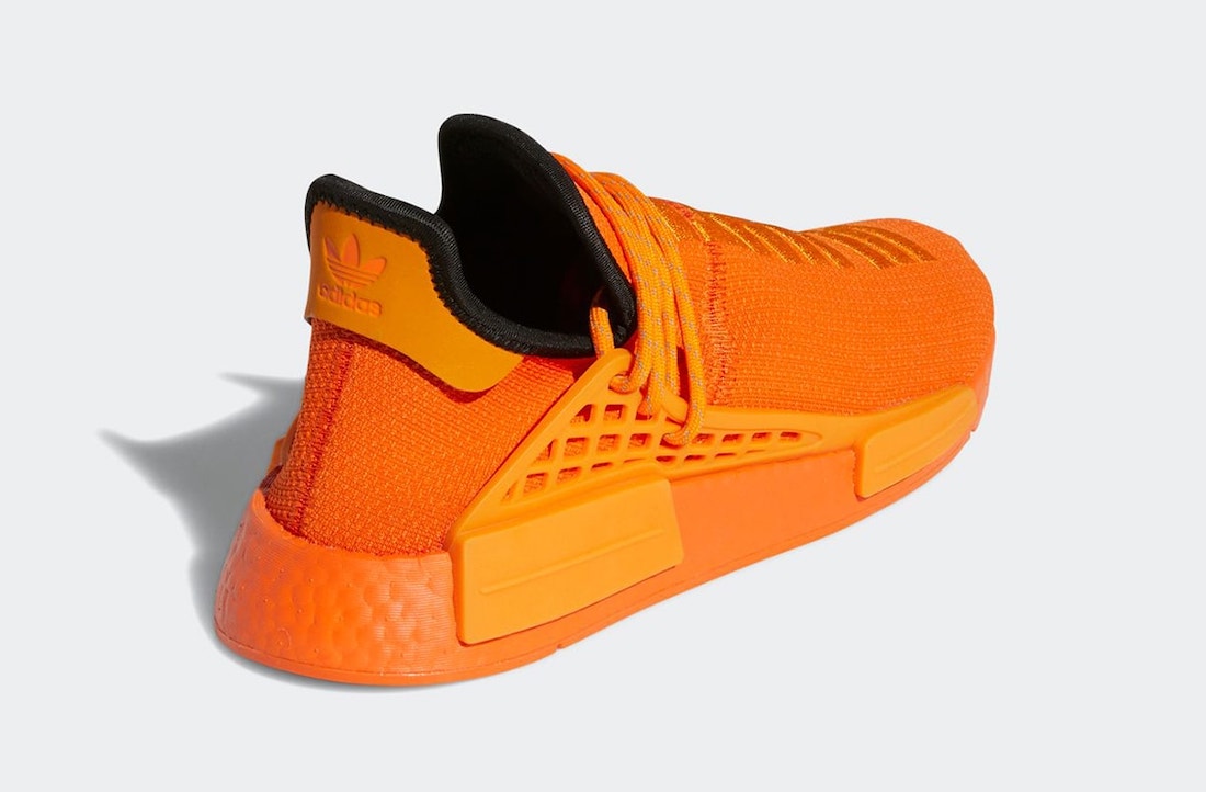 Pharrell adidas NMD Hu Orange GY0095 Release Price