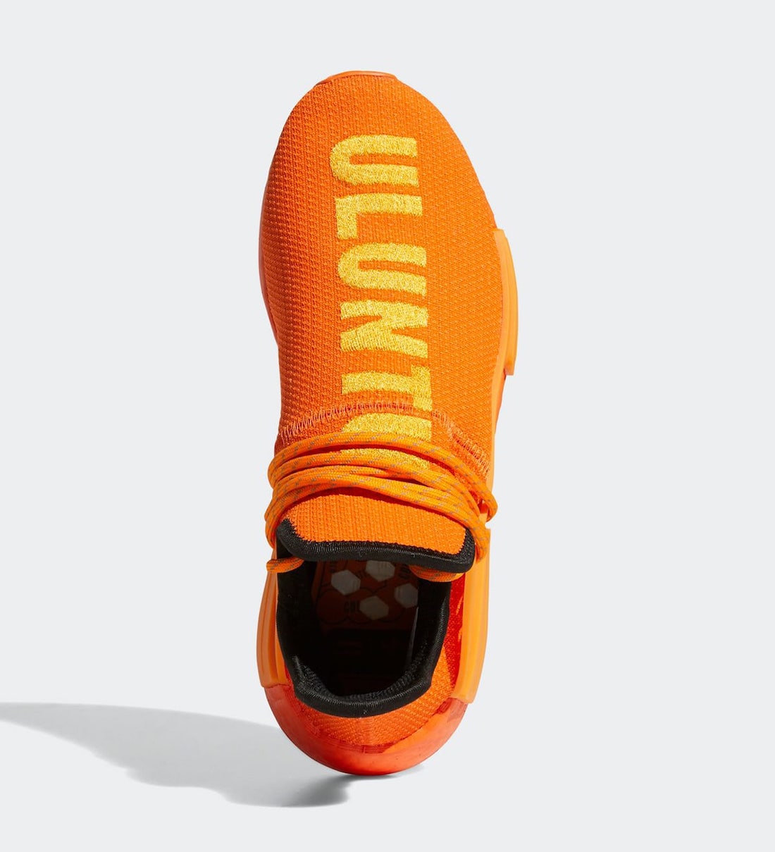 Pharrell adidas NMD Hu Orange GY0095 Release Price