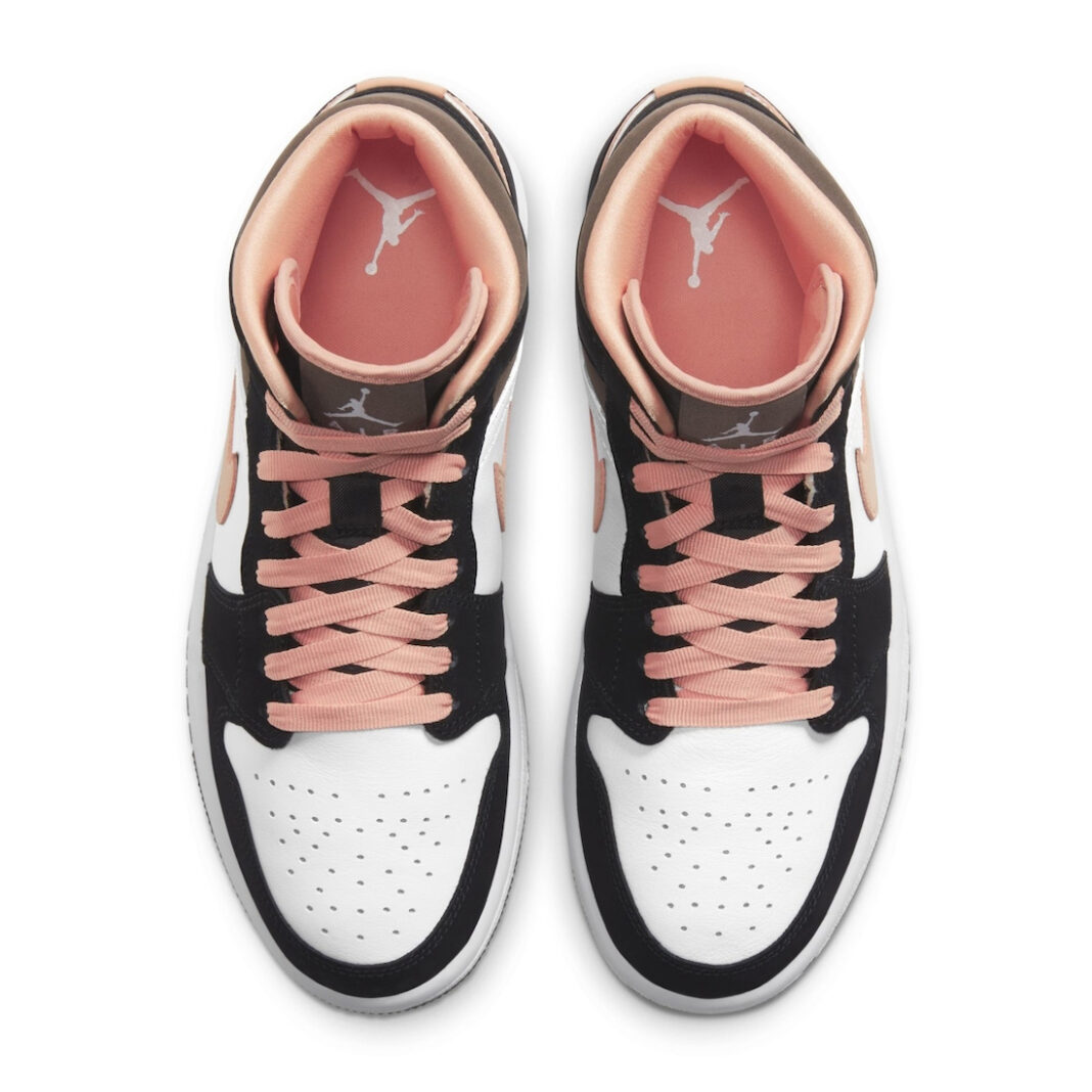 air jordan 1 white pink black