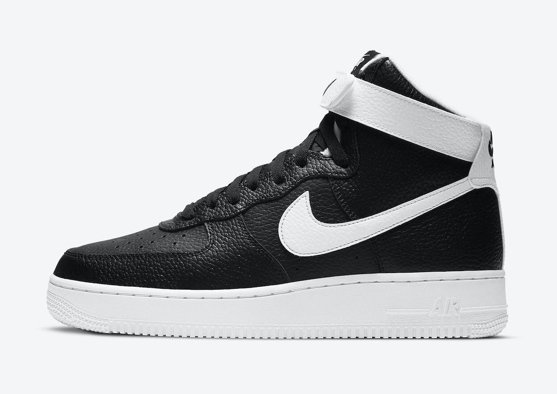 Nike Air Force 1 High Black White CT2303-002 Release Date Info ...