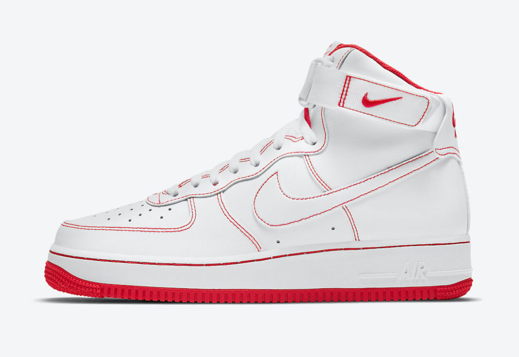 Nike Air Force 1 High White Red CV1753-100 Release Date Info | SneakerFiles