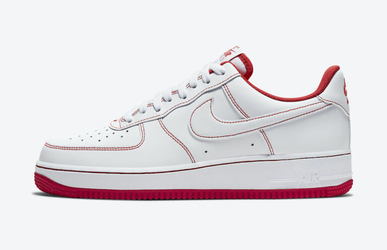 Nike Air Force 1 Low White University Red CV1724-100 Release Date Info ...