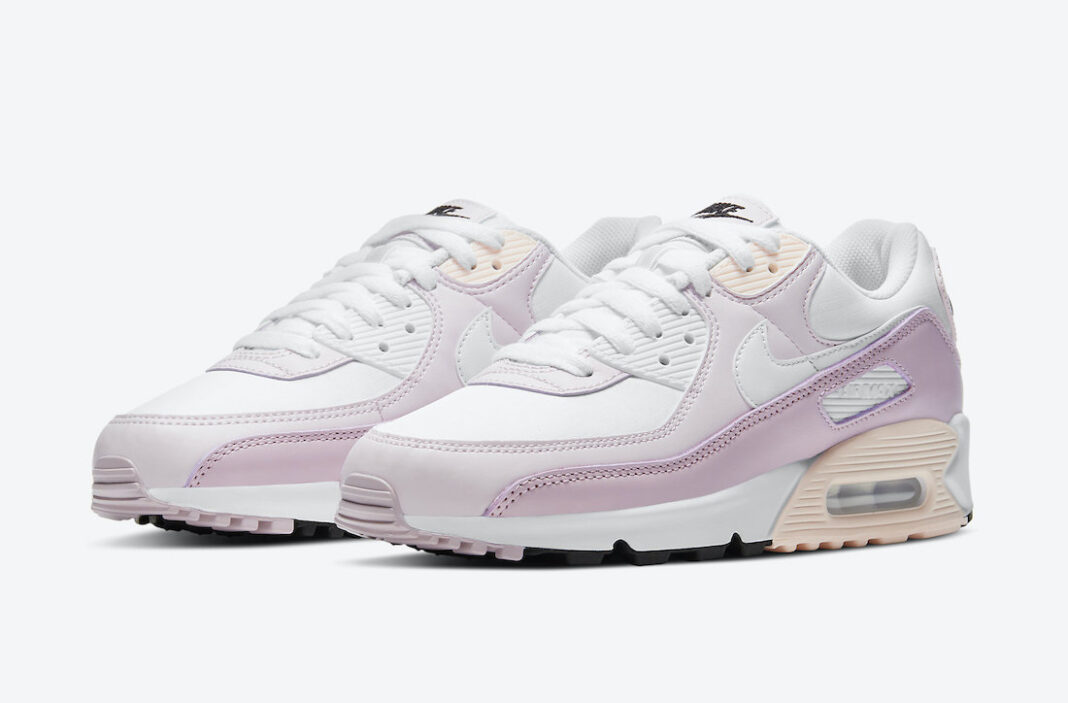 nike air max 90 pink white