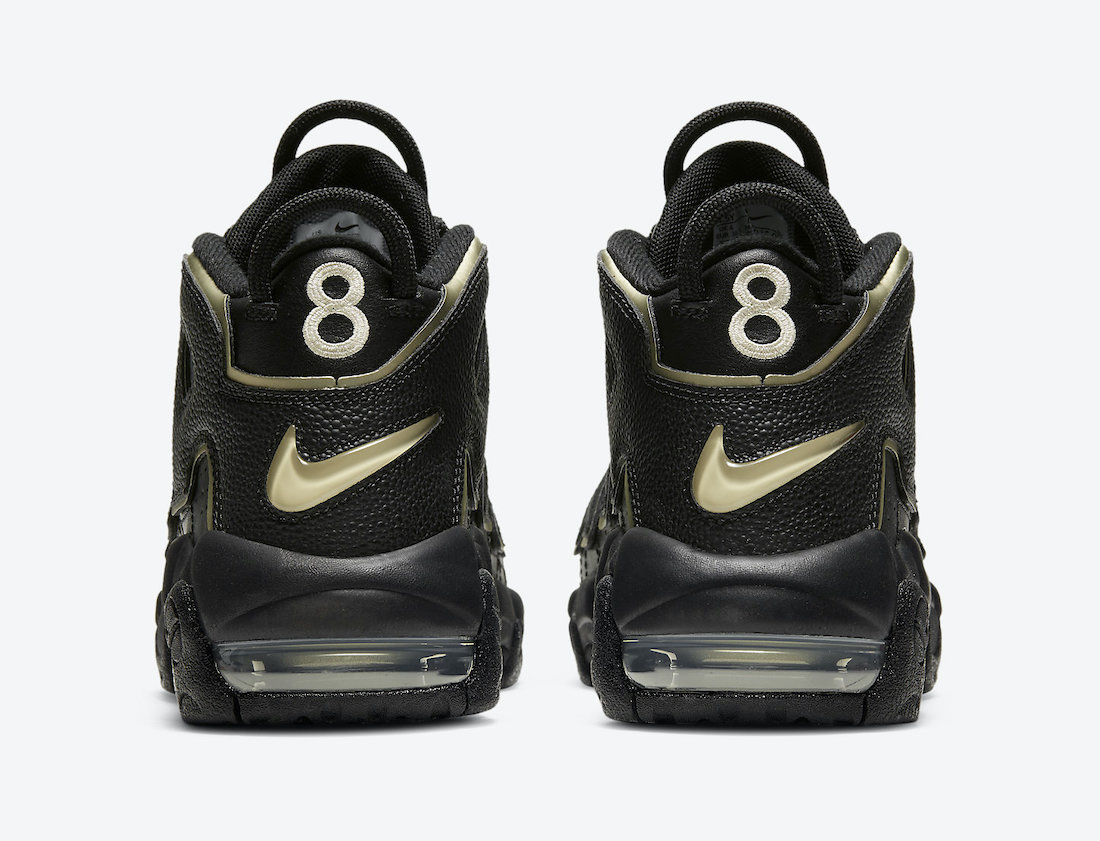 uptempo black and gold