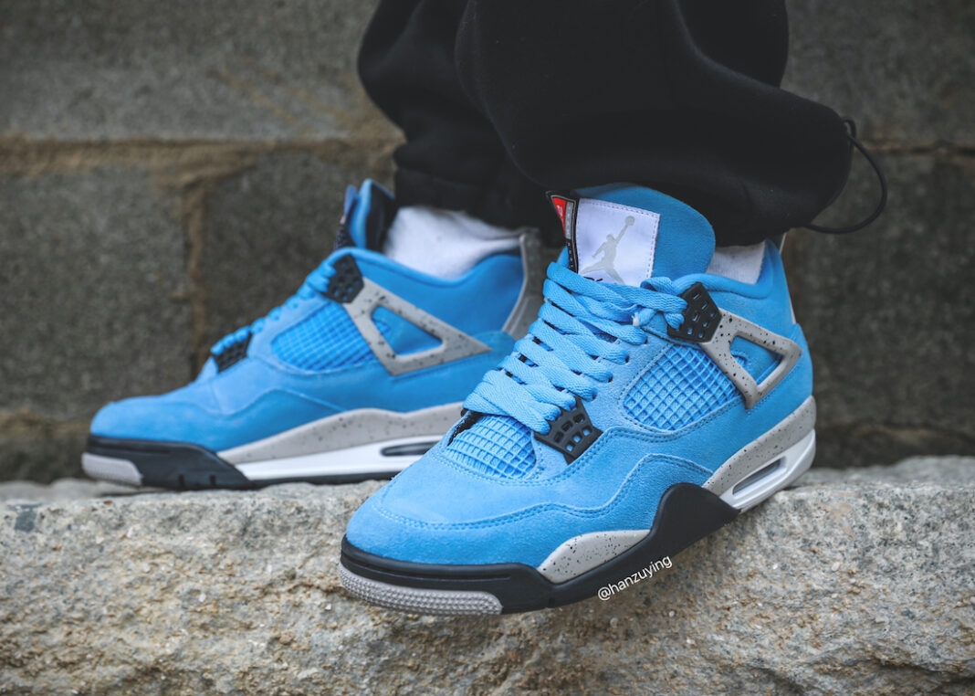 jordan 4 unviersity blue