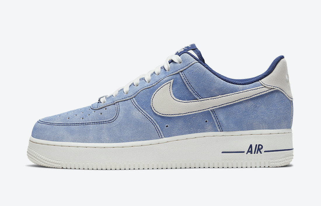 Nike Air Force 1 Low Dusty Blue Suede DH0265-400 Release Date Info ...