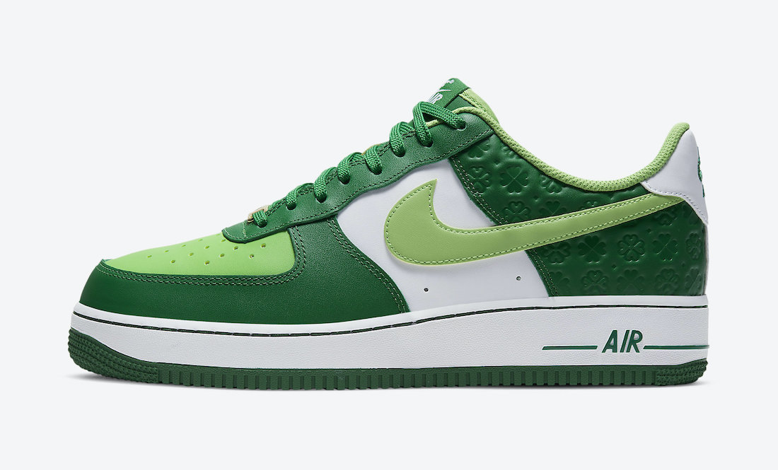 Nike Air Force 1 St. Patrick's Day 2021 DD8458-300 Release Date Info ...