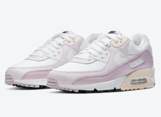 pink and white air max 90