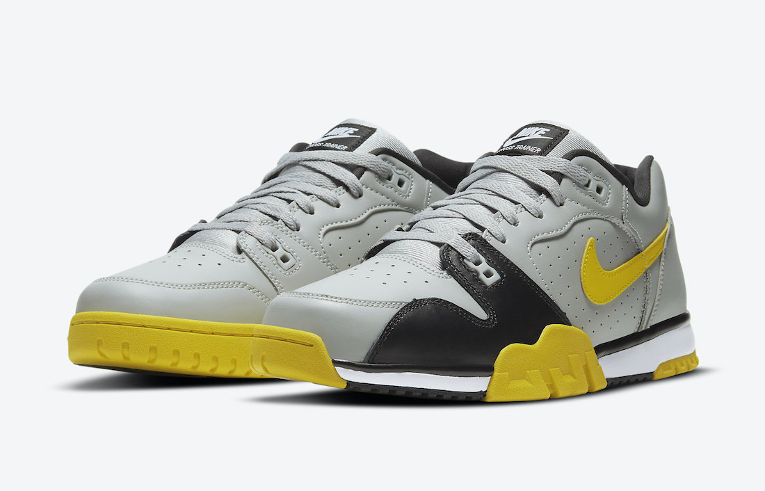 nike yellow and grey shoes