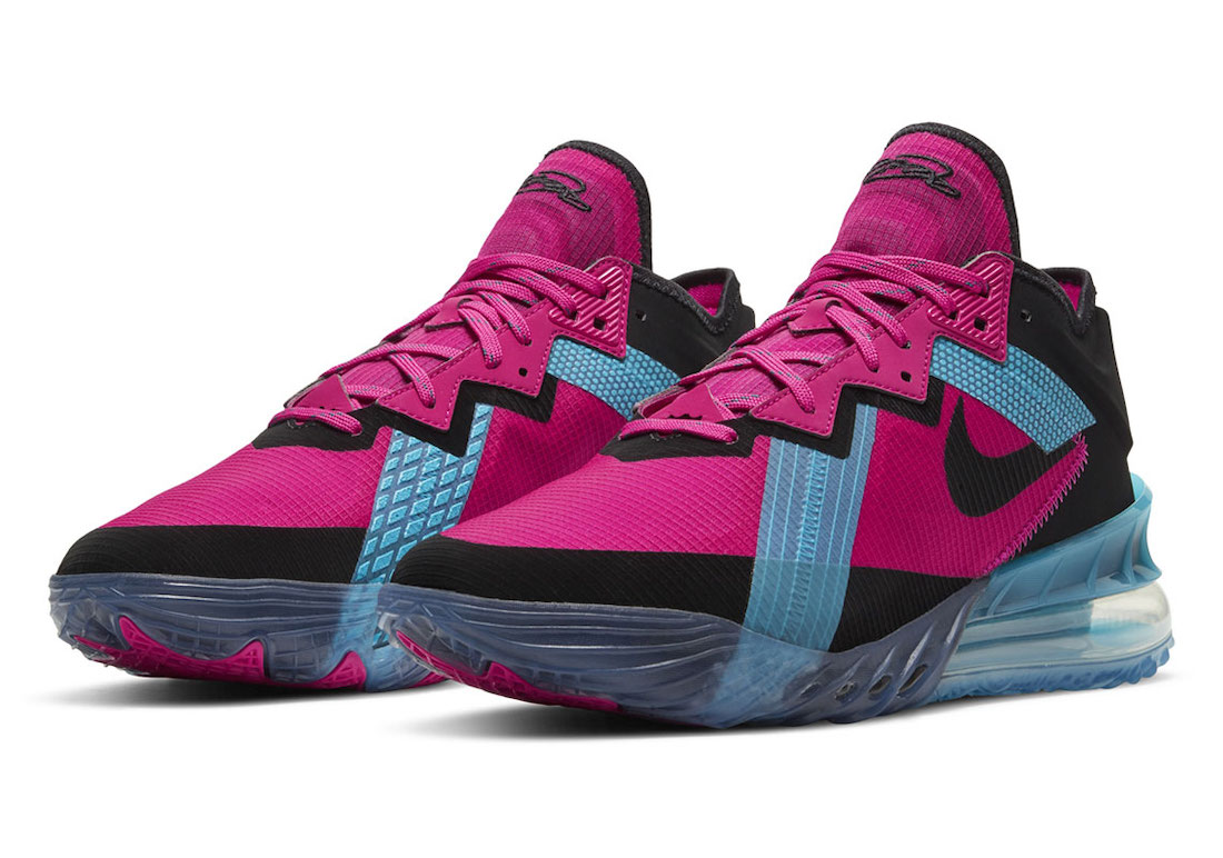 lebron james shoes pink and black