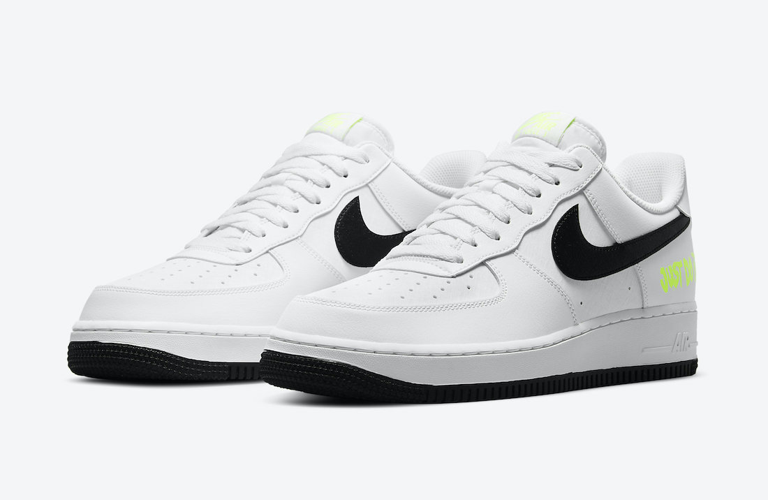 air force 1 just do it low white