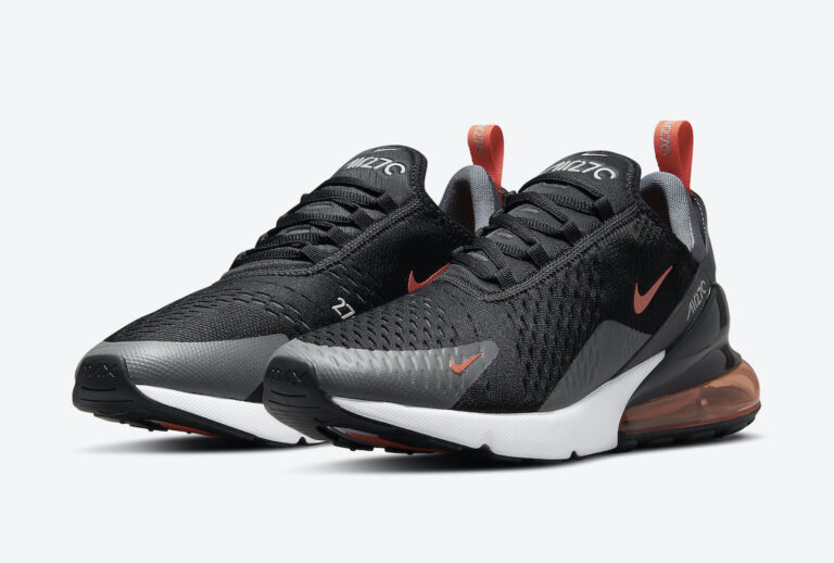 Nike Air Max 270 Black Grey Orange DM2462 001 Release Date Info SneakerFiles