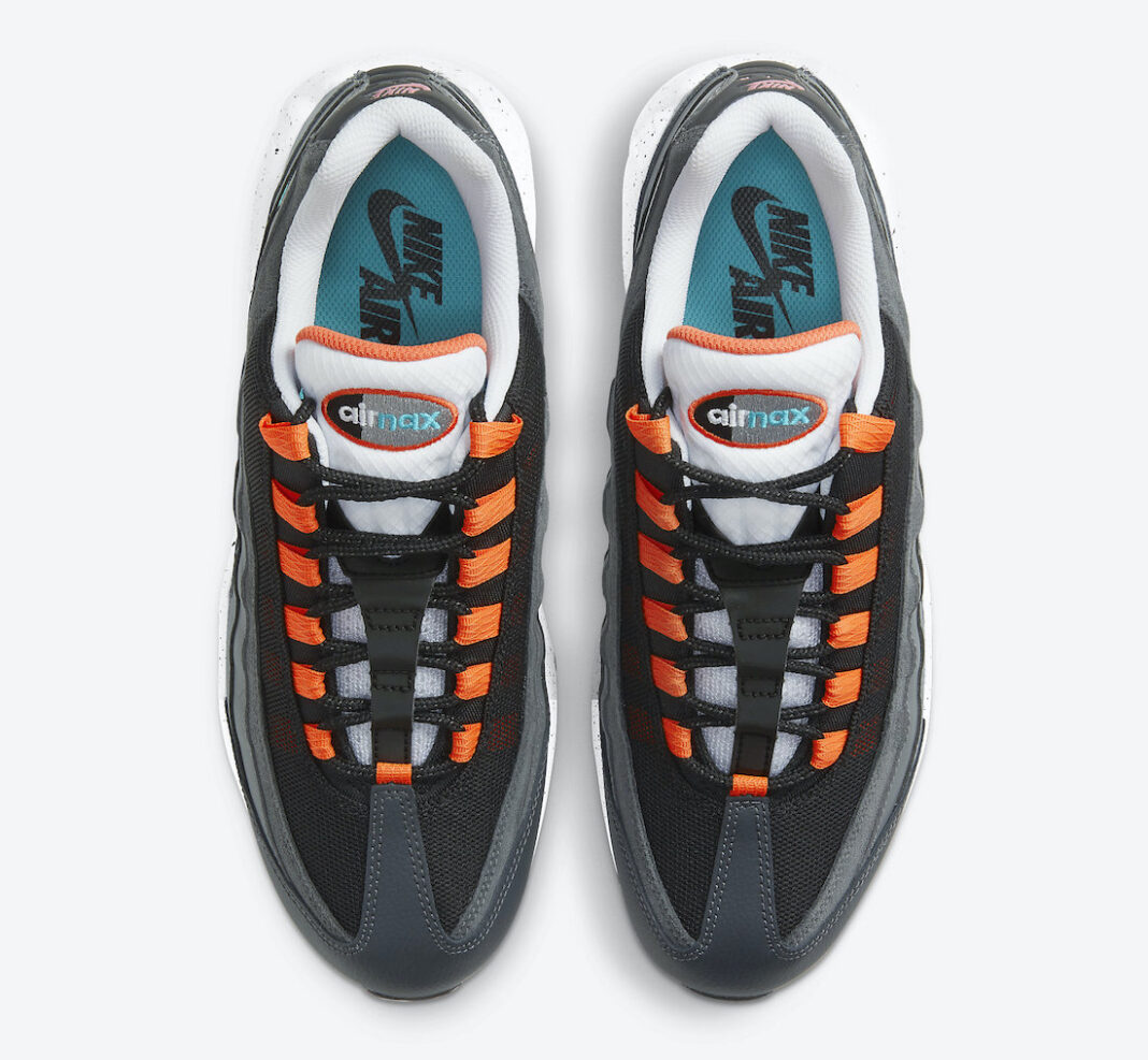 Nike Air Max 95 Grey Orange Teal CZ0191-001 Release Date Info ...