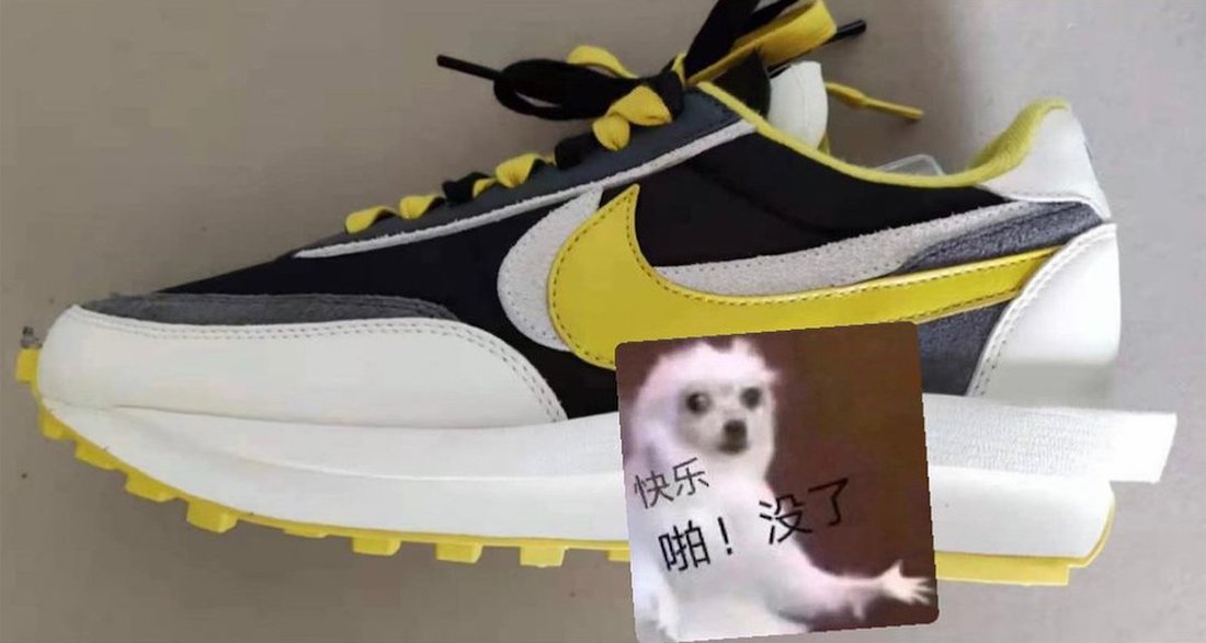 black white and yellow nike shoes