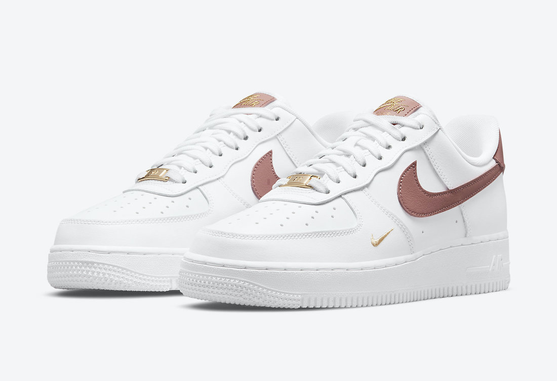 white air force 1 pink swoosh