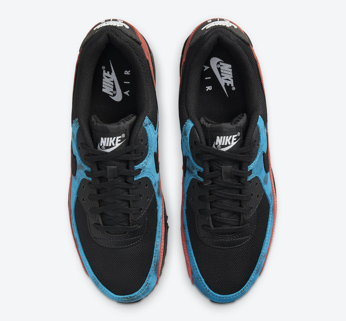 Nike Air Max 90 Black Tie-Dye DJ6888-001 Release Date Info | SneakerFiles