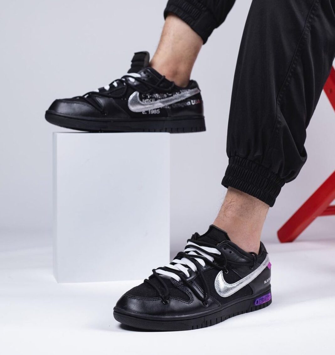 off white dunk the 50 on feet